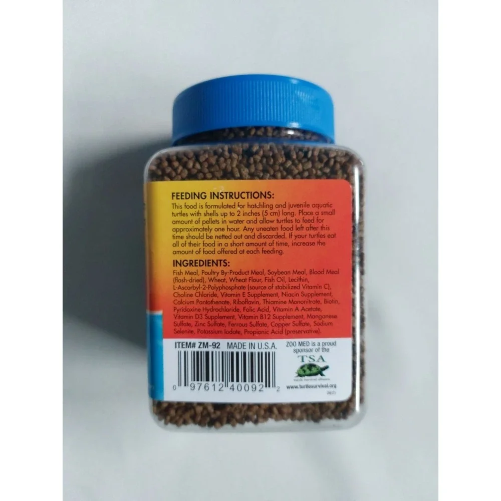 Zoo Med Natural‎ Aquatic Turtle Food Hatchling Formula- 8 oz